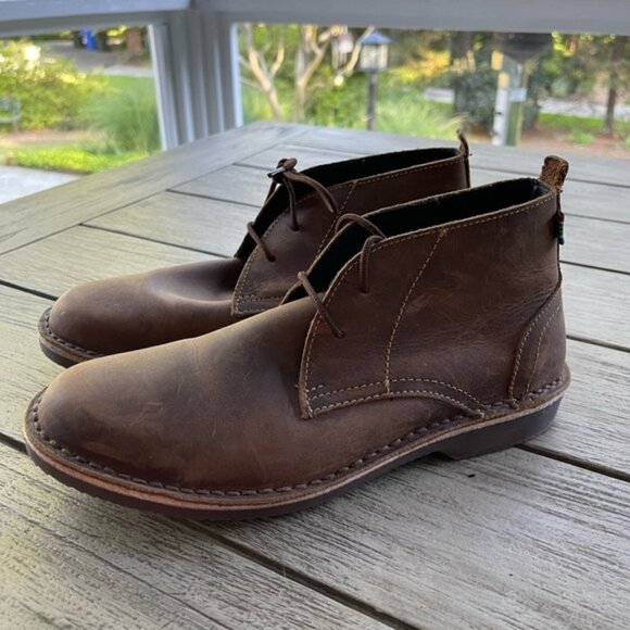 Veldskoen Heritage Uhanbo Brown Leather Chukka Unisex Boots Size Mens 7 Womens 9 main image 8